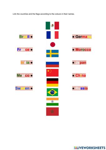 Countries and flags