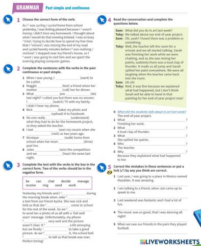 Unit 5 - Grammar - Workbook