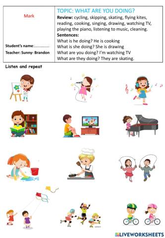 What are they doing?