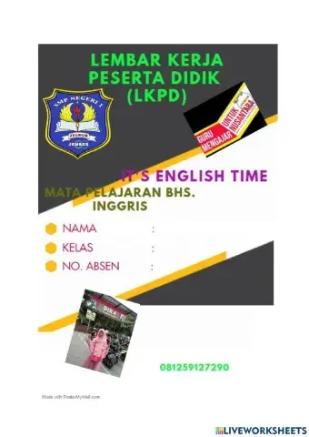 Lkpd bahasa inggris kelas 8
