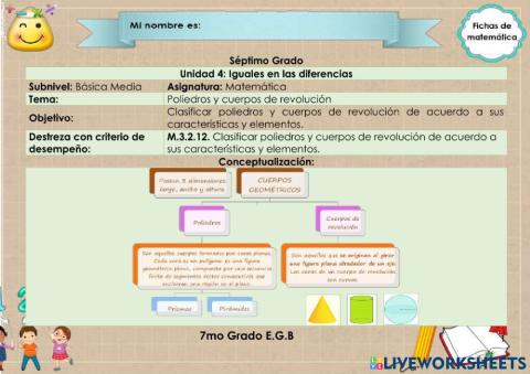 Poliedros y cuerpos de revolución