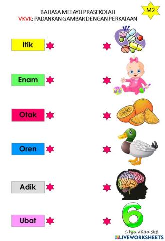 Bahasa Melayu Prasekolah VKVK