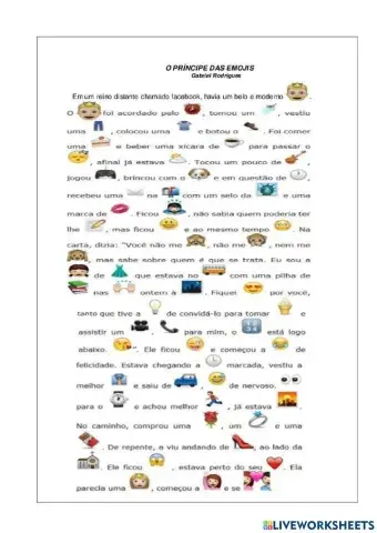 Interdisciplinar Príncipe dos Emojis