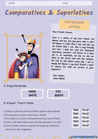 Comparative vs superlative