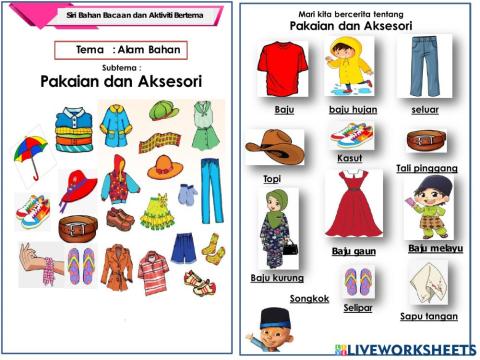 Pakaian dan Aksesori