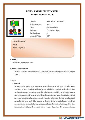 LKPD Perpindahan Kalor