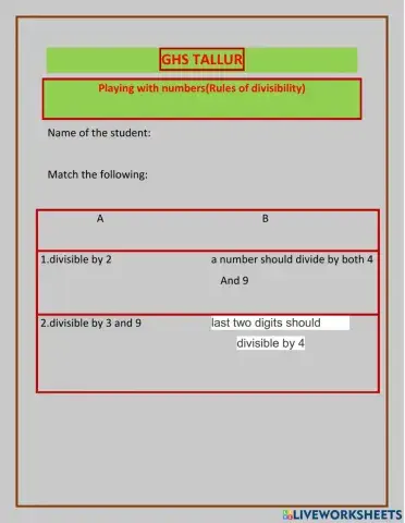 Playing with numbers