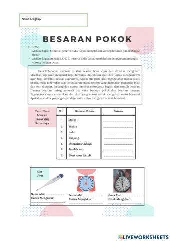 Besaran Pokok