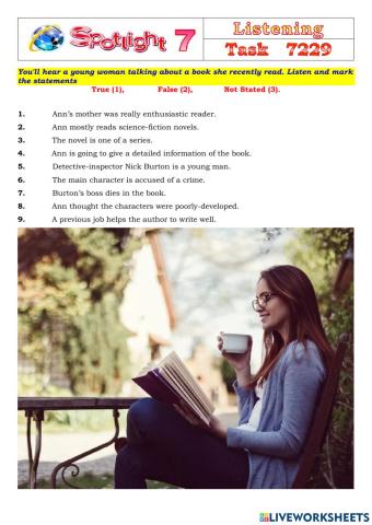 Spotlight 7 Task 7229