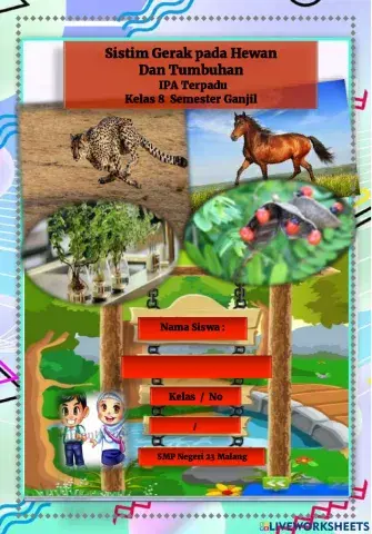 Sistem Gerak pada Hewan dan Tumbuhan