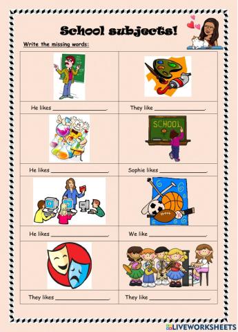 Writing - School Subject