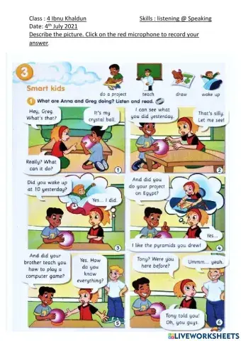 What Anna and Greg Doing?