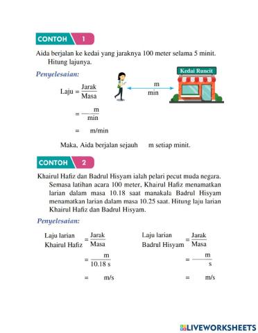 Bab 9 laju dan pecutan