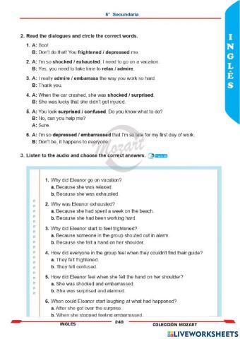 Unidad 5 - inglés 5°