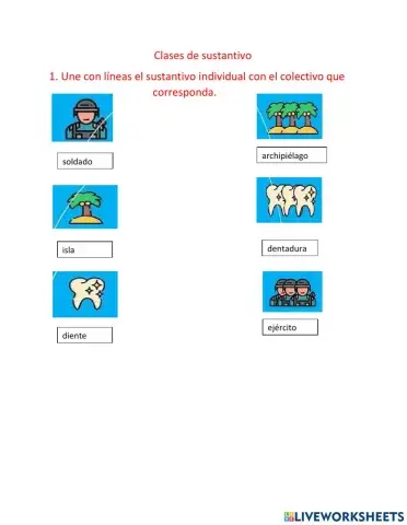 Sustantivo individual y colectivo