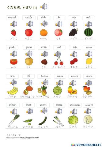 Fruits&veggies