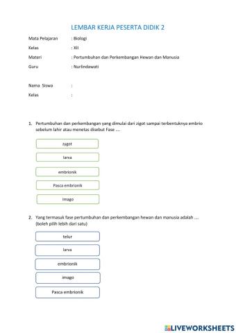 LKPD 2 Biologi 12