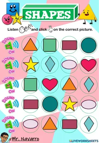 Shapes (Listen and click)