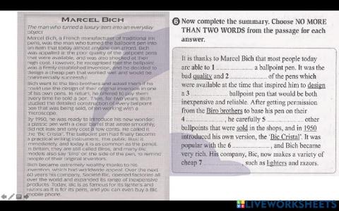 Reading 2 homework unit 4