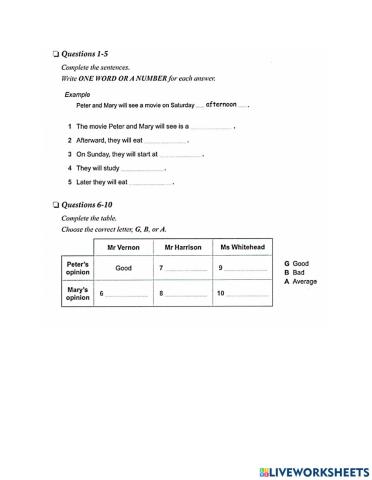 Listening practice-Stategy