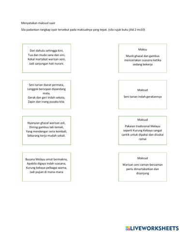 Membaca syair tahun 3