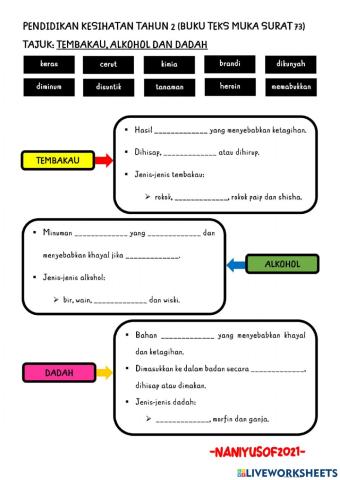 Tembakau, alkohol dan dadah