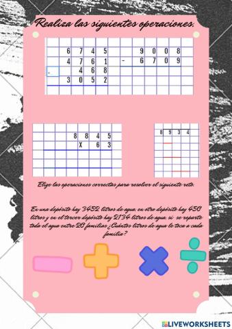 Operaciones básicas