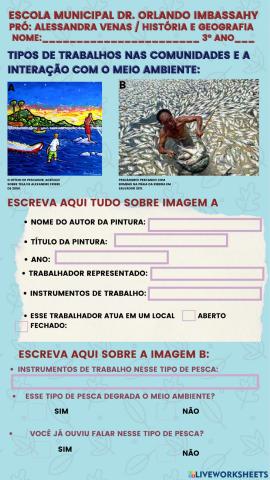 As pessoas, o trabalho e o ambiente