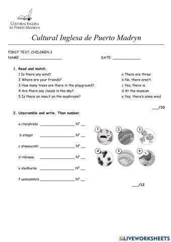 CHILDREN3.FIRST TEST.2021