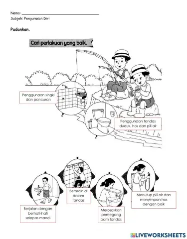 Penggunaan Tandas dan Bilik Mandi