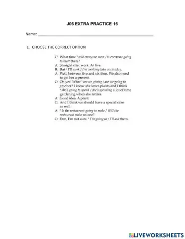 J06 Extra Practice 16