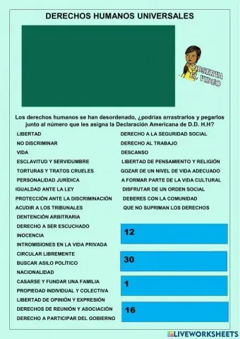 30 derechos humanos universales