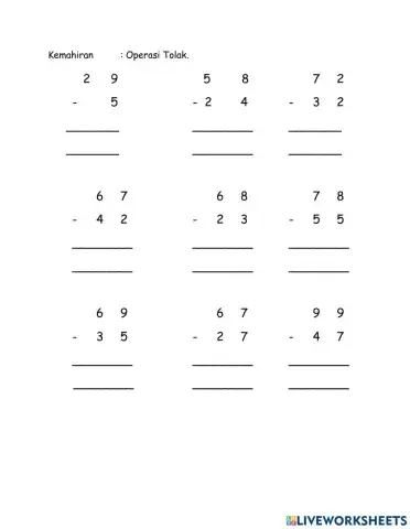 Operasi tambah tahun 2 sk chalok