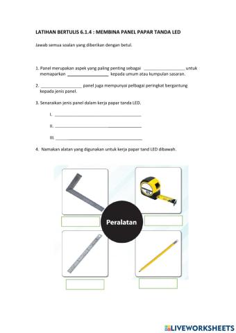 Modul 6 papar tanda berlampu