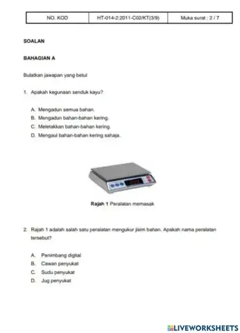 KT (1) Peralatan Bater dan Doh - KVS Pastri