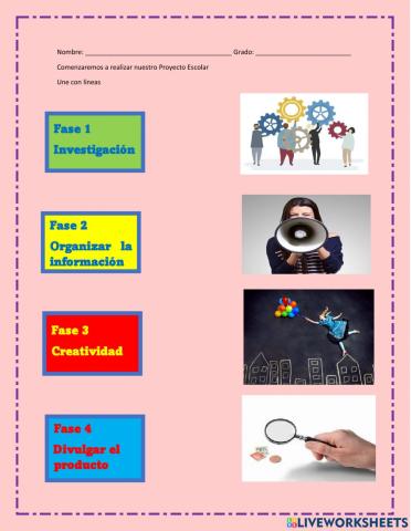 Fases de un Proyecto Escolar