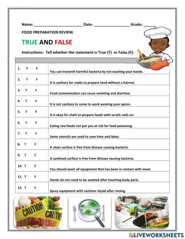 Food Preparation Review