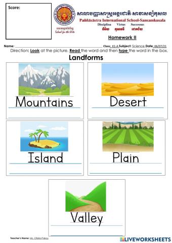 Landforms