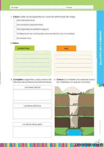 La Organización de las Culturas Andinas