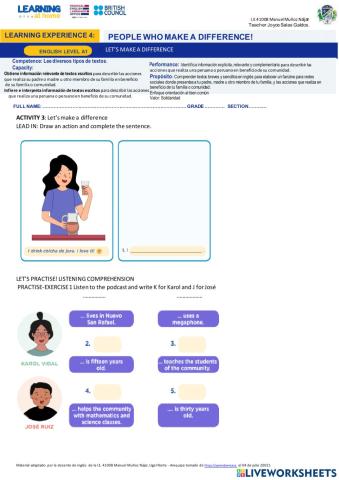 Let's make a difference