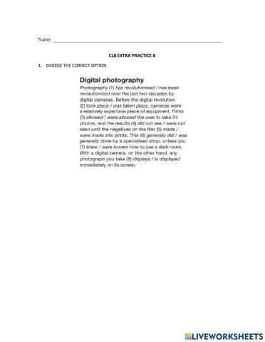 CL8 Extra Practice 10