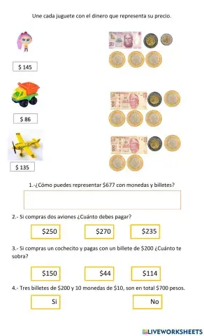 Monedas y billetes