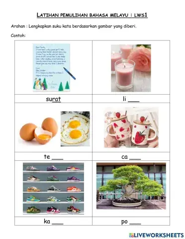 Latihan Bahasa Melayu Pemulihan