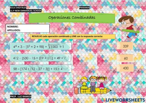 Operaciones combinadas