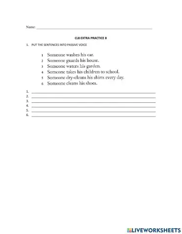 CL8 Extra Practice 9