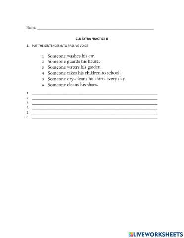 CL8 Extra Practice 9