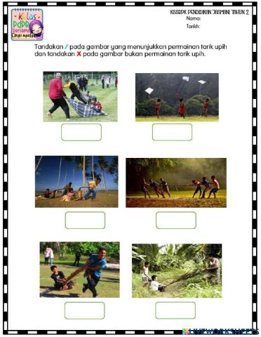 Permainan Tarik Upih