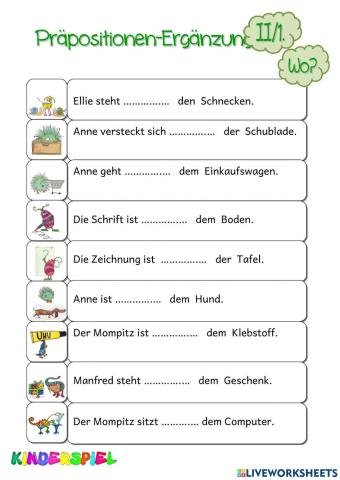 Präpositionen-Ergänzung-Wo?-3