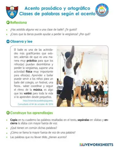 El acento prosódico y el acento ortográfico