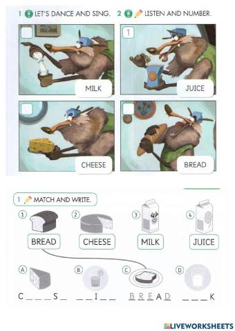 Extension food vocabulary